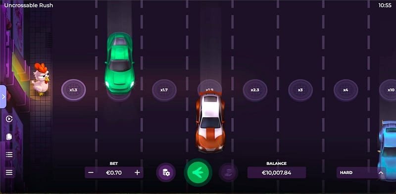 Uncrossable Rush prime impressioni – Il livello che si sceglie per prima fa tutta la differenza