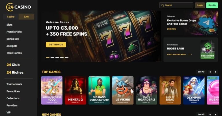 24 Casino condizioni di puntata del bonus